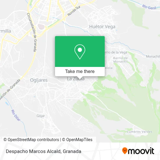 Despacho Marcos Alcald map