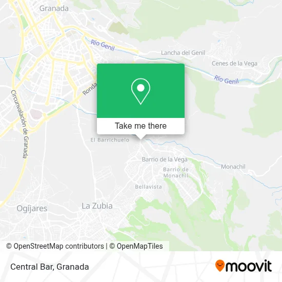 Central Bar map