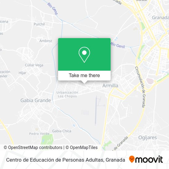 Centro de Educación de Personas Adultas map