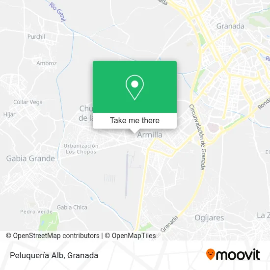 Peluquería Alb map