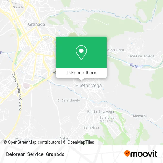 Delorean Service map
