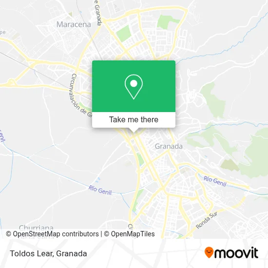 Toldos Lear map
