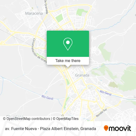 av. Fuente Nueva - Plaza Albert Einstein map