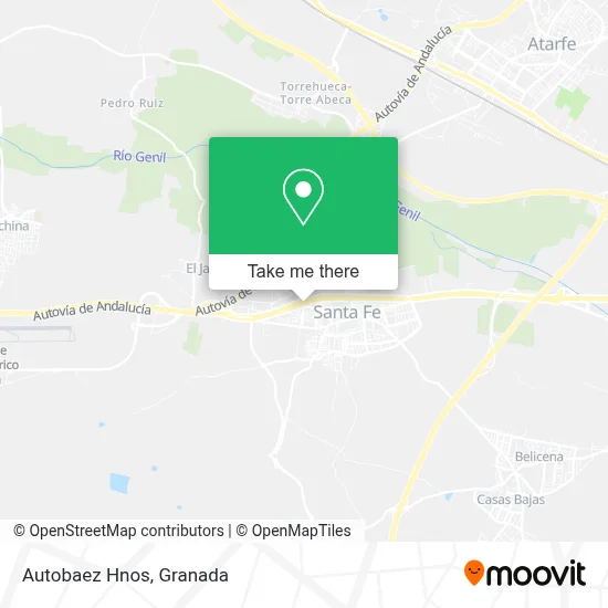 Autobaez Hnos map