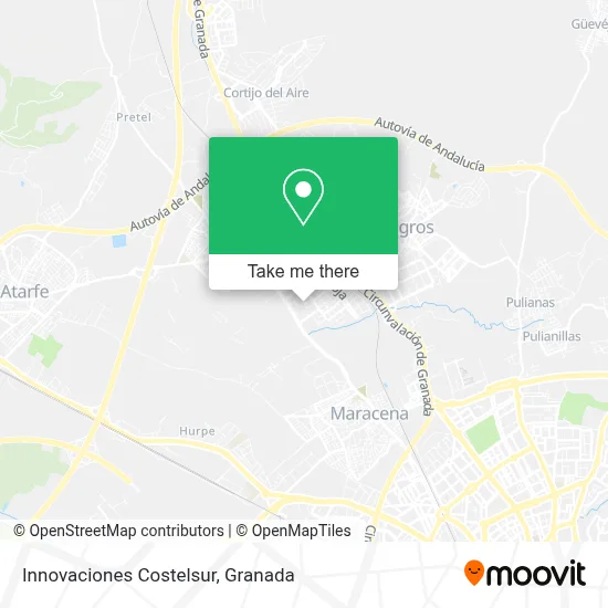 Innovaciones Costelsur map