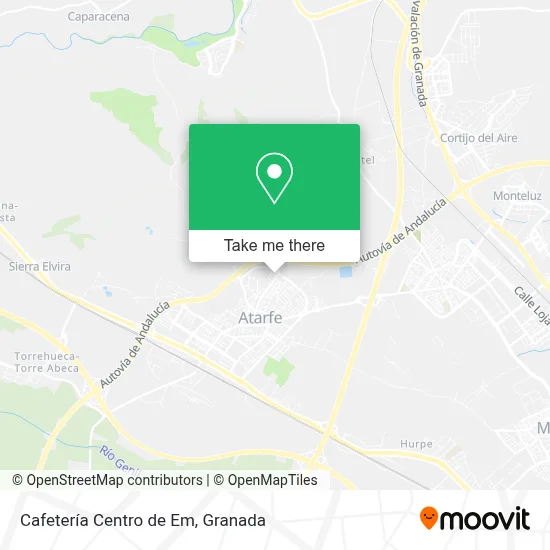 Cafetería Centro de Em map