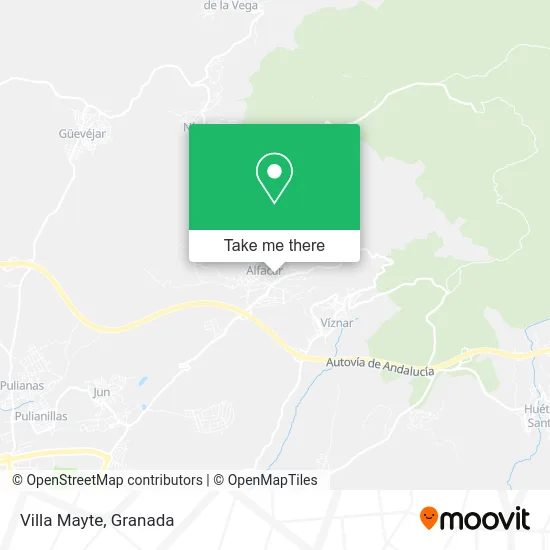 Villa Mayte map