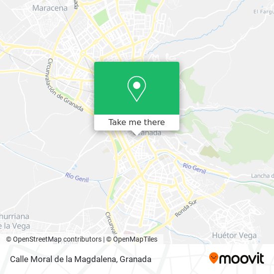 Calle Moral de la Magdalena map