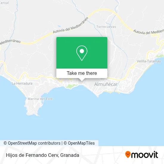 Hijos de Fernando Cerv map