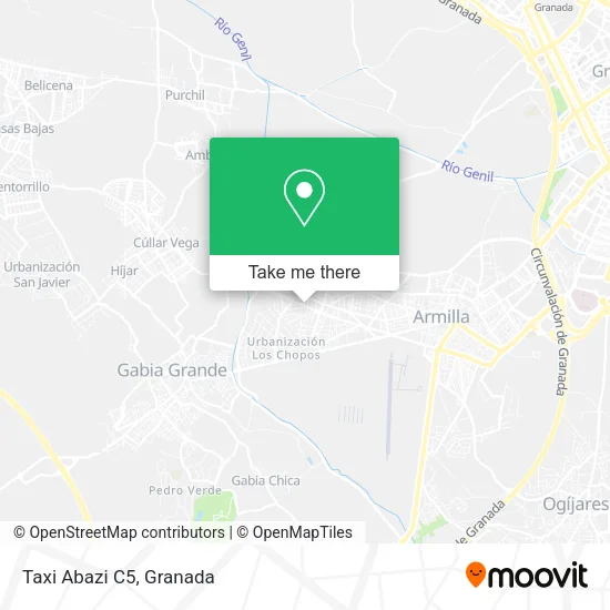 Taxi Abazi C5 map