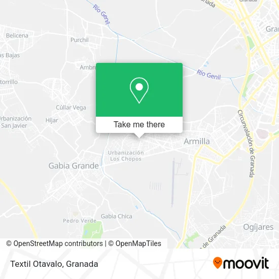 Textil Otavalo map