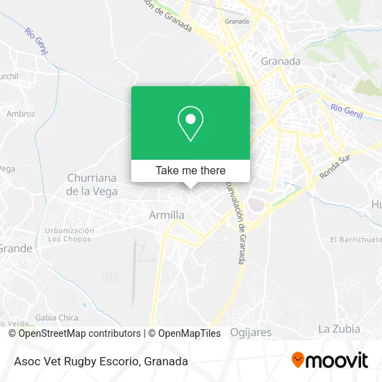 Asoc Vet Rugby Escorio map