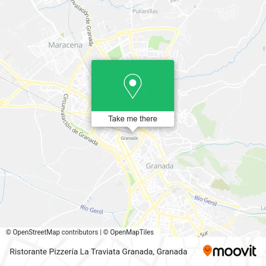 Ristorante Pizzería La Traviata Granada map