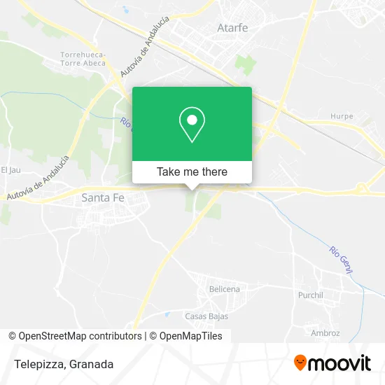 Telepizza map