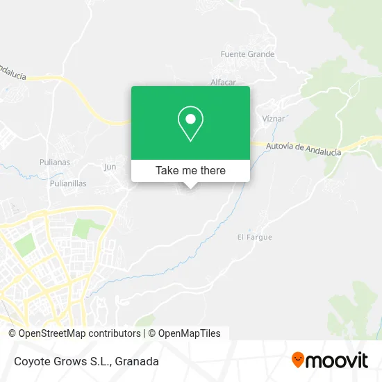 Coyote Grows S.L. map