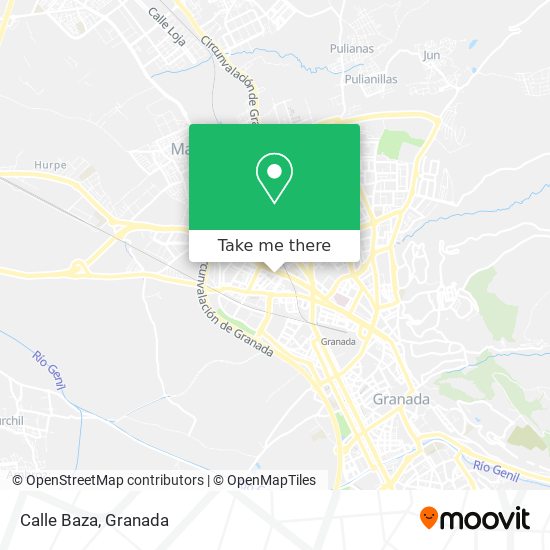 Calle Baza map