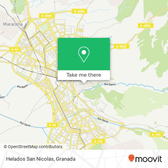 mapa Helados San Nicolás