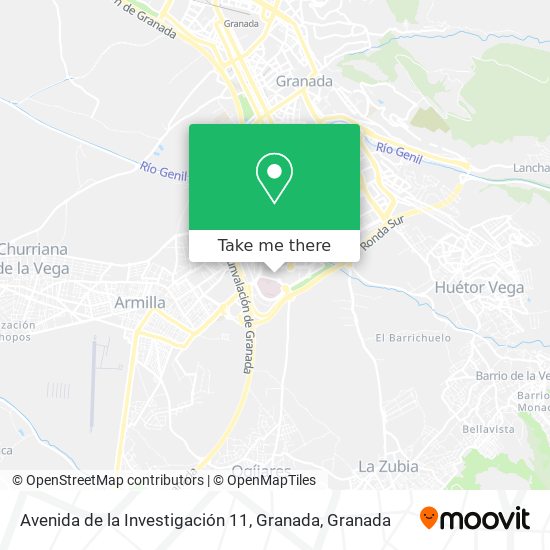 Avenida de la Investigación 11, Granada map