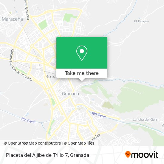 Placeta del Aljibe de Trillo 7 map