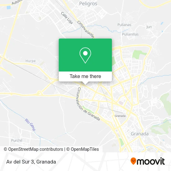 mapa Av del Sur 3