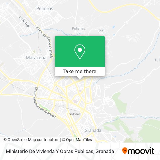 mapa Ministerio De Vivienda Y Obras Publicas
