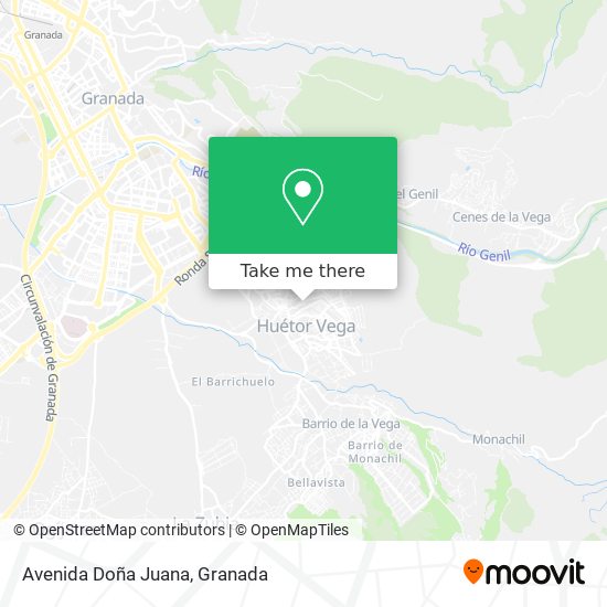 Avenida Doña Juana map