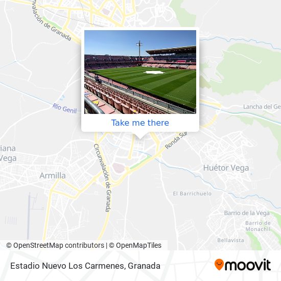 Estadio Nuevo Los Carmenes map