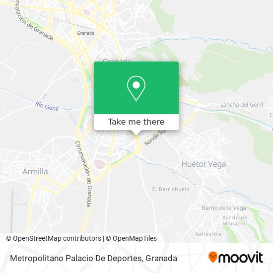 Metropolitano Palacio De Deportes map