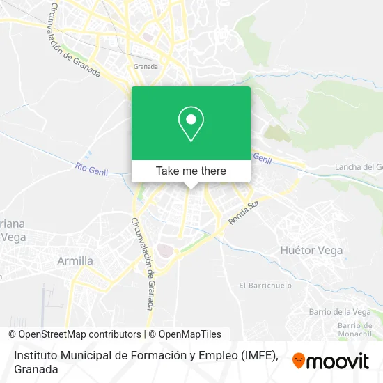 mapa Instituto Municipal de Formación y Empleo (IMFE)
