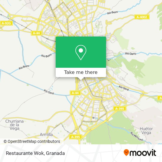 mapa Restaurante Wok