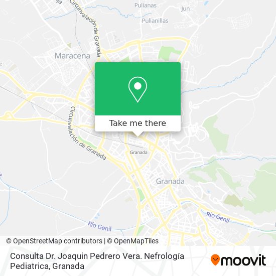 Consulta Dr. Joaquin Pedrero Vera. Nefrología Pediatrica map