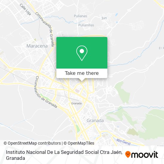 Instituto Nacional De La Seguridad Social Ctra Jaén map