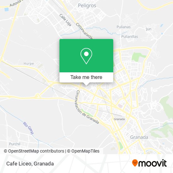 Cafe Liceo map