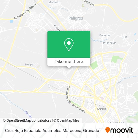 Cruz Roja Española Asamblea Maracena map