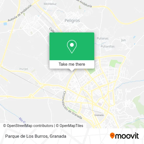 Parque de Los Burros map
