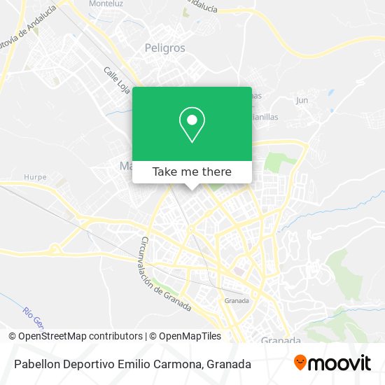 Pabellon Deportivo Emilio Carmona map