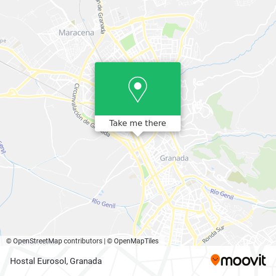 mapa Hostal Eurosol