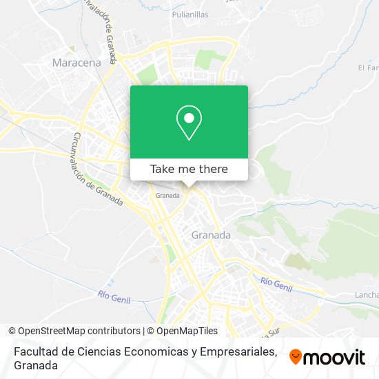 Facultad de Ciencias Economicas y Empresariales map