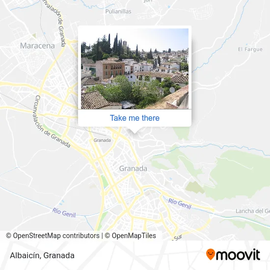 Albaicín map
