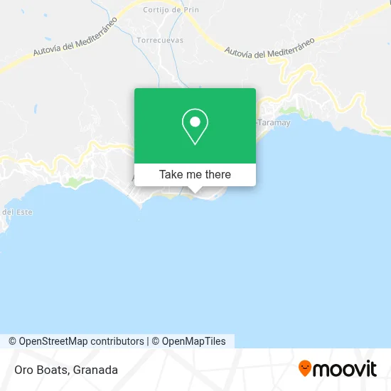 Oro Boats map