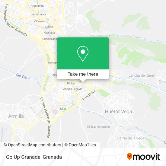 Go Up Granada map