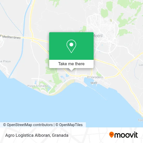 Agro Logistica Alboran map