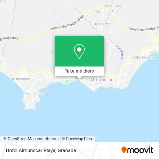 Hotel Almunecar Playa map