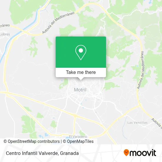 Centro Infantil Valverde map