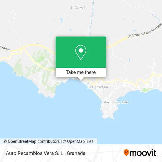 Auto Recambios Vera S. L. map