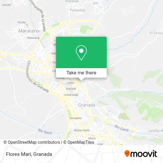 Flores Mari map
