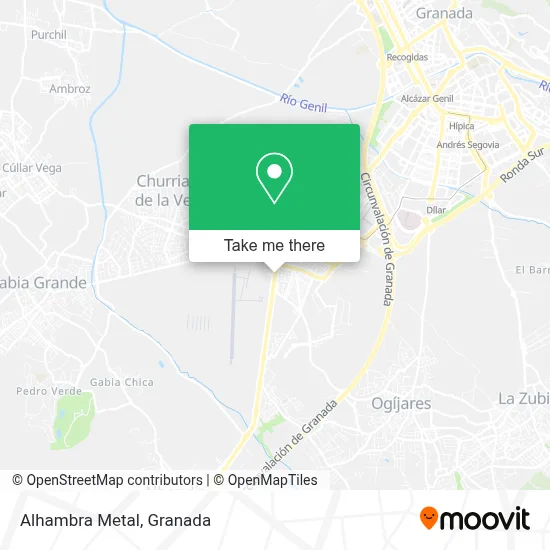 Alhambra Metal map