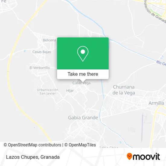 Lazos Chupes map