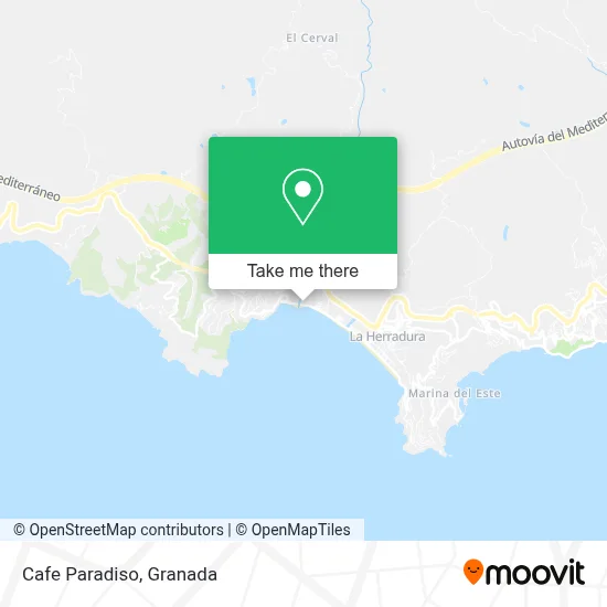 Cafe Paradiso map