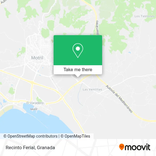 Recinto Ferial map